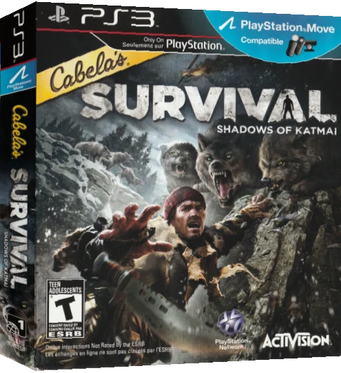 Cabela's Survival - Shadows of Katmai — box-3D (CA)