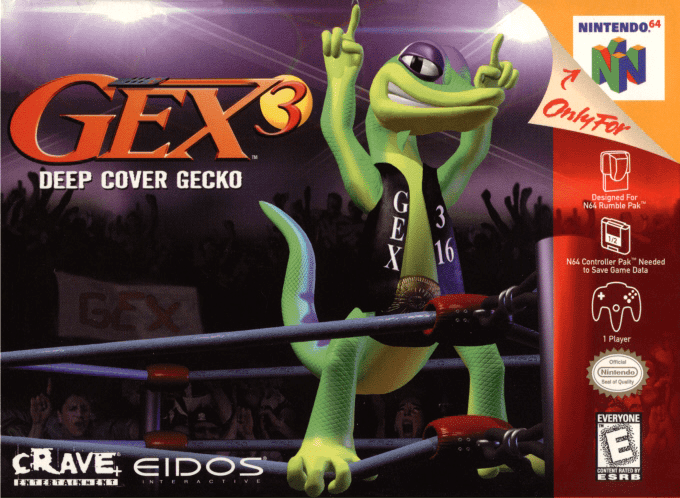 Gex 3 - Deep Cover Gecko box art
