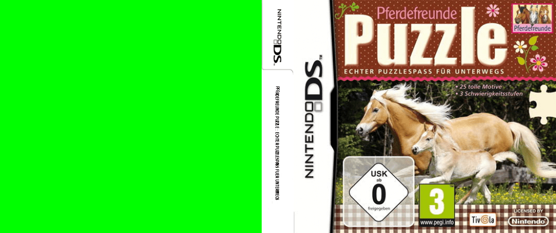Pferdefreunde Puzzle - Echter Puzzlespass fuer Unterwegs — box-texture (DE)