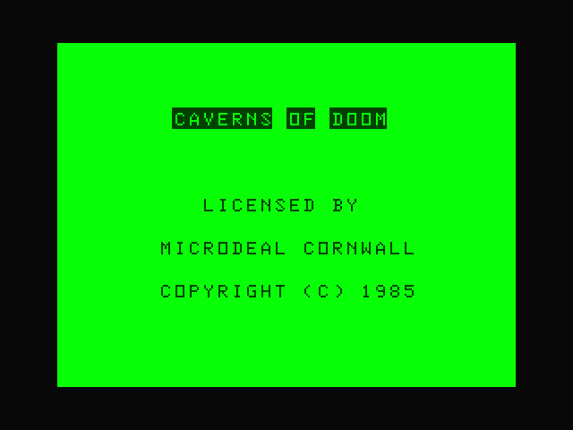 Caverns Of Doom — sstitle (EU)