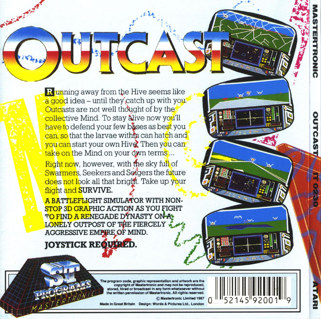 Outcast — box-2D-back (EU)