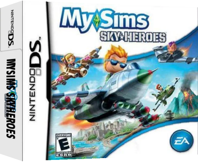 MySims SkyHeroes DS - Multiplayer — box-3D (US)