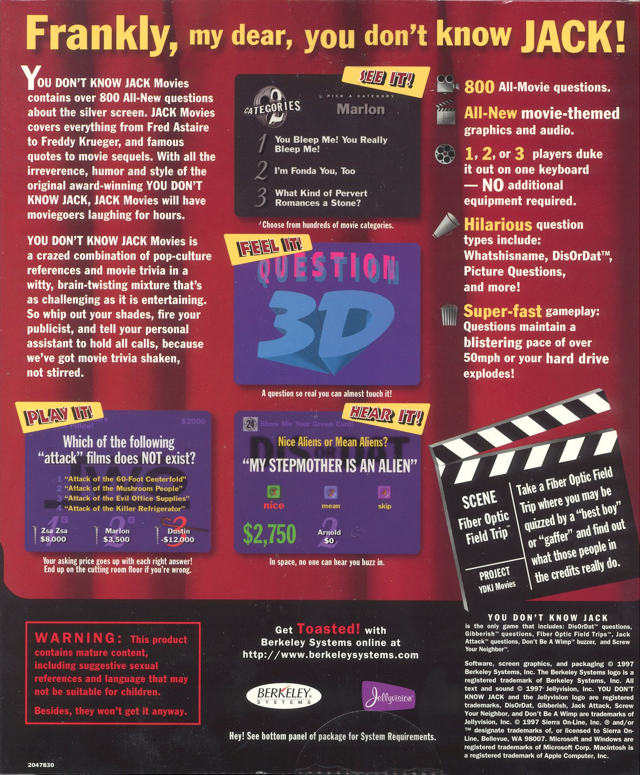 You Don't Know Jack: Movies — box-2D-back (WOR)