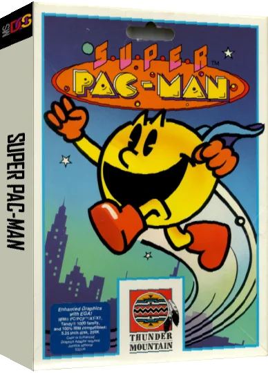 Super Pac-Man — box-3D (US)