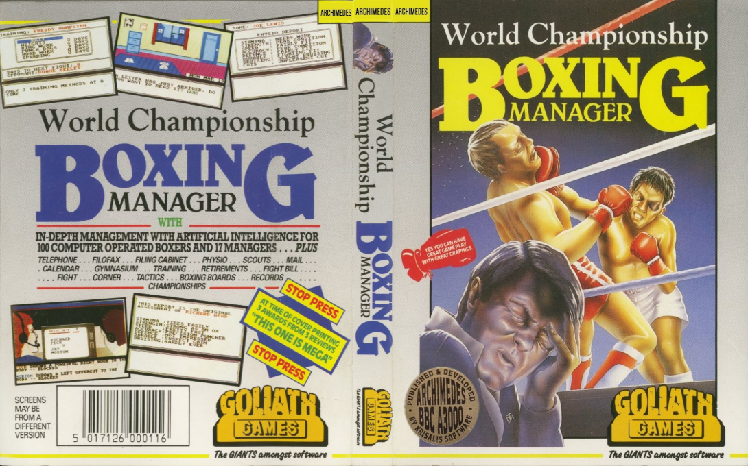 World Championship Boxing Manager — box-texture (EU)