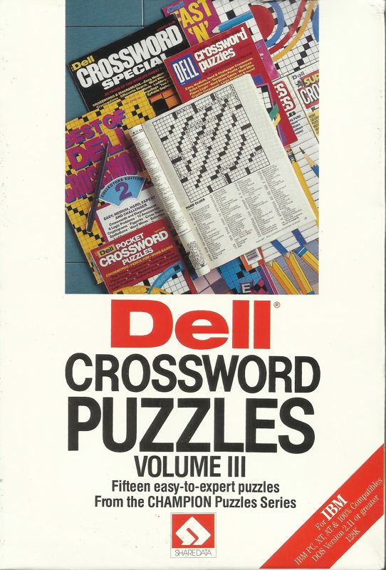 Dell Crossword Puzzles Volume 3 box art