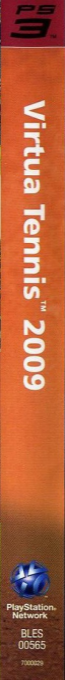 Virtua Tennis 2009 — box-2D-side (DE)