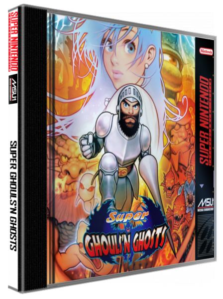 Super Ghouls'n Ghosts — box-3D (US)