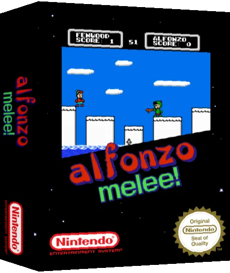 Alfonzo Melee! — box-3D (SS)