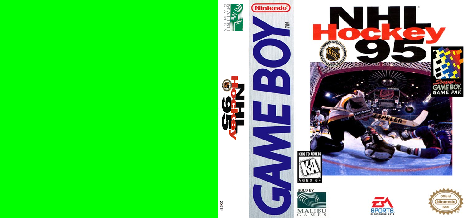 NHL Hockey '95 — box-texture (US)