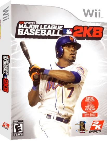 Major League Baseball 2K8 — box-3D (US)