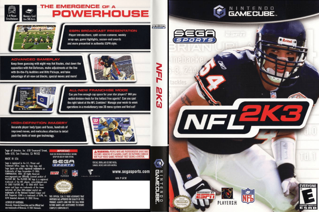 NFL 2K3 — box-texture (US)