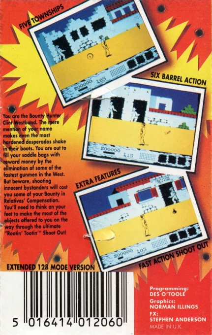 Spaghetti Western Simulator — box-2D-back (EU)