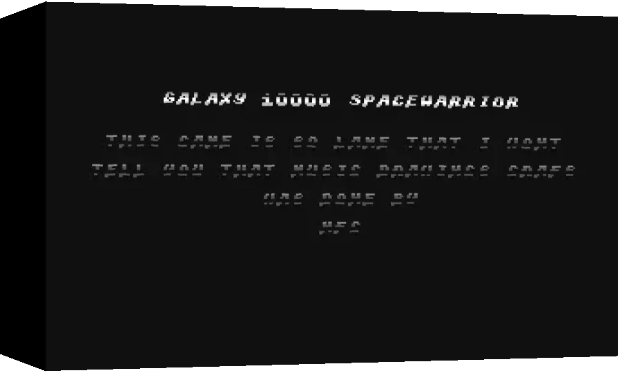 Galaxy 10000 Spacewarrior — box-3D (WOR)