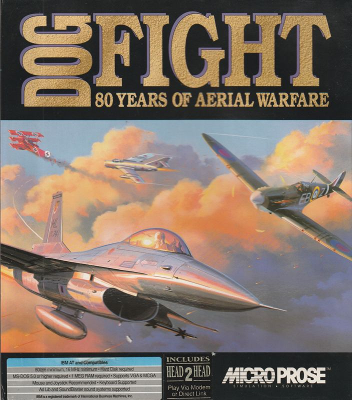 Dogfight - 80 Years of Aerial Warfare — box-2D (EU)