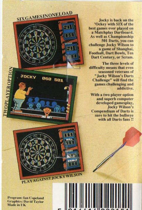 Jocky Wilson's Compendium of Darts — box-2D-back (EU)