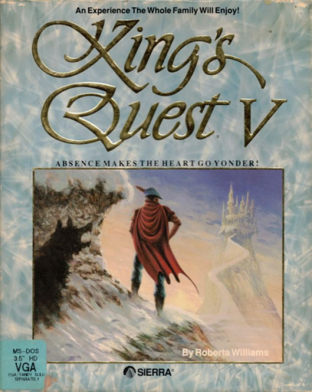 King's Quest 5 - Absence Makes The Heart Go Yonder box art