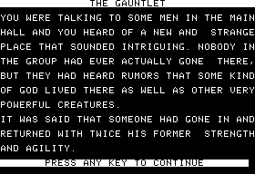 Eamon 031 - The Gauntlet — ss (WOR)