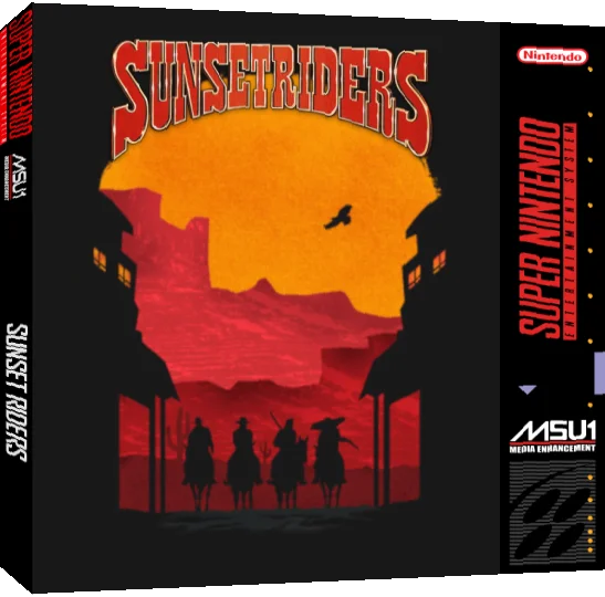 Sunset Riders — box-3D (US)