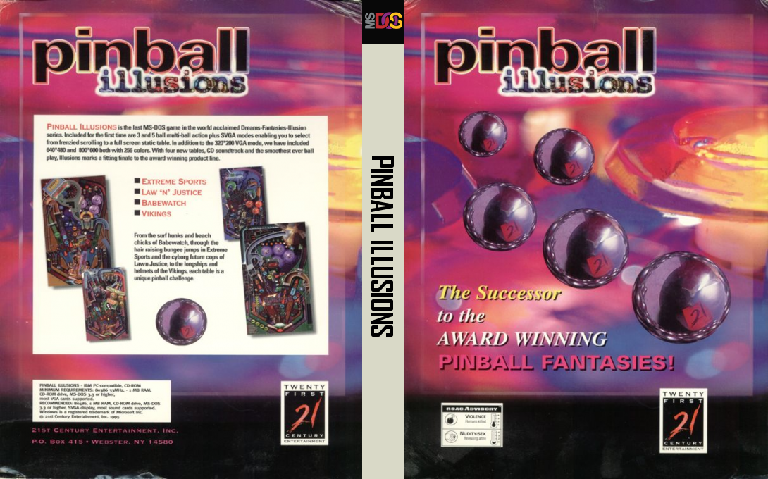 Pinball Illusions — box-texture (US)