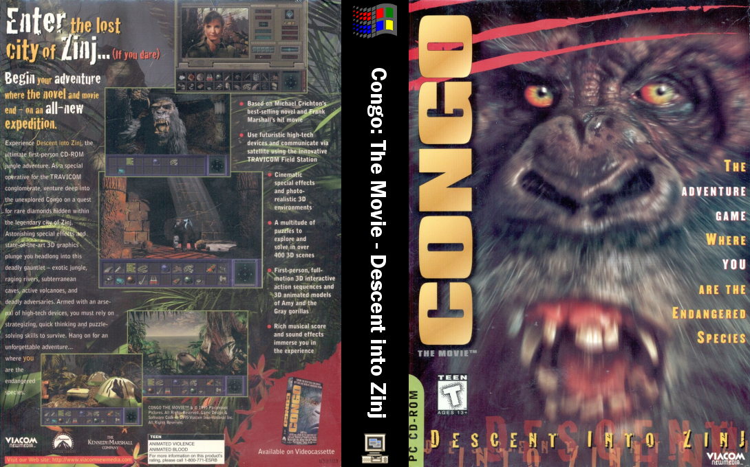 Congo: The Movie: Descent into Zinj — box-texture (WOR)