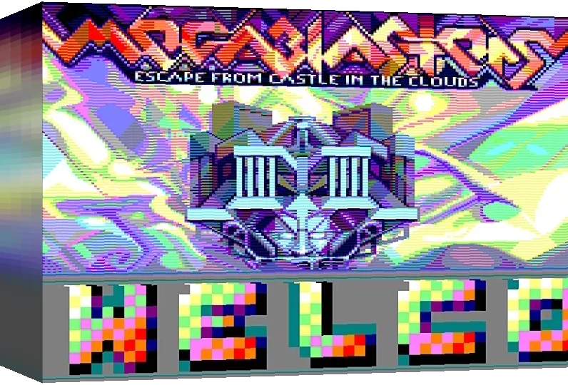 Megablasters - Escape From The Castle In The Clouds — box-3D (WOR)