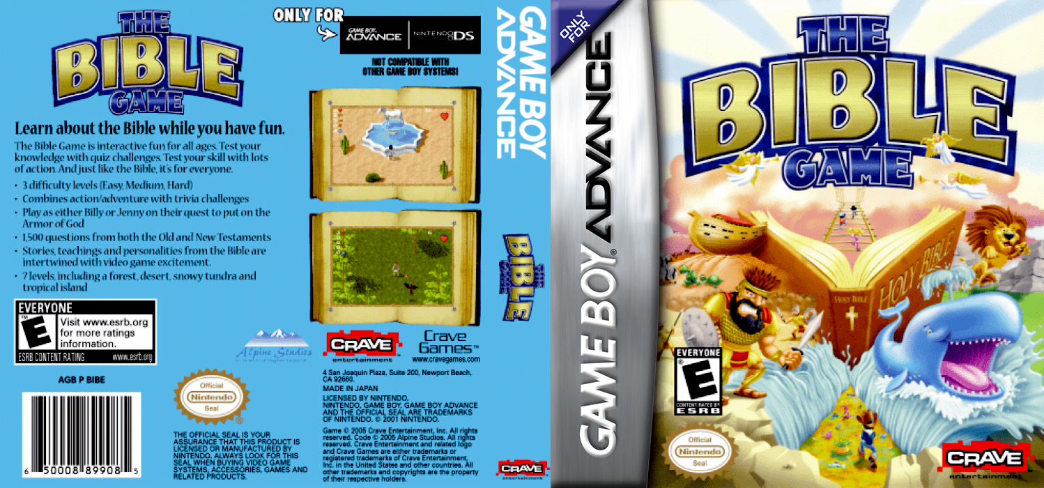 Bible Game, The — box-texture (US)