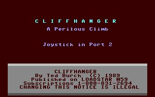 Cliffhanger : A Perilous Climb — sstitle (WOR)