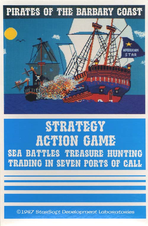 Pirates Of The Barbary Coast box art