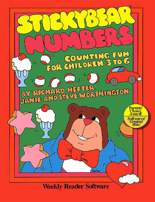Stickybear Numbers box art