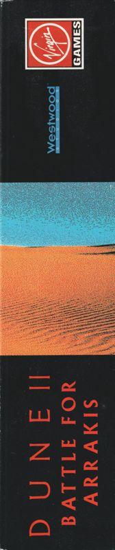 Dune 2 - Battle for Arrakis — box-2D-side (FR)