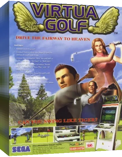 Dynamic Golf ~ Virtua Golf — box-3D (WOR)