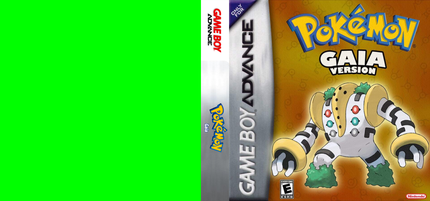 Pokemon - Gaia — box-texture (US)