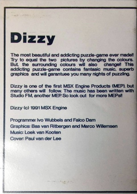 Dizzy — box-2D-back (EU)