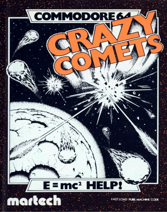 Crazy Comets box art