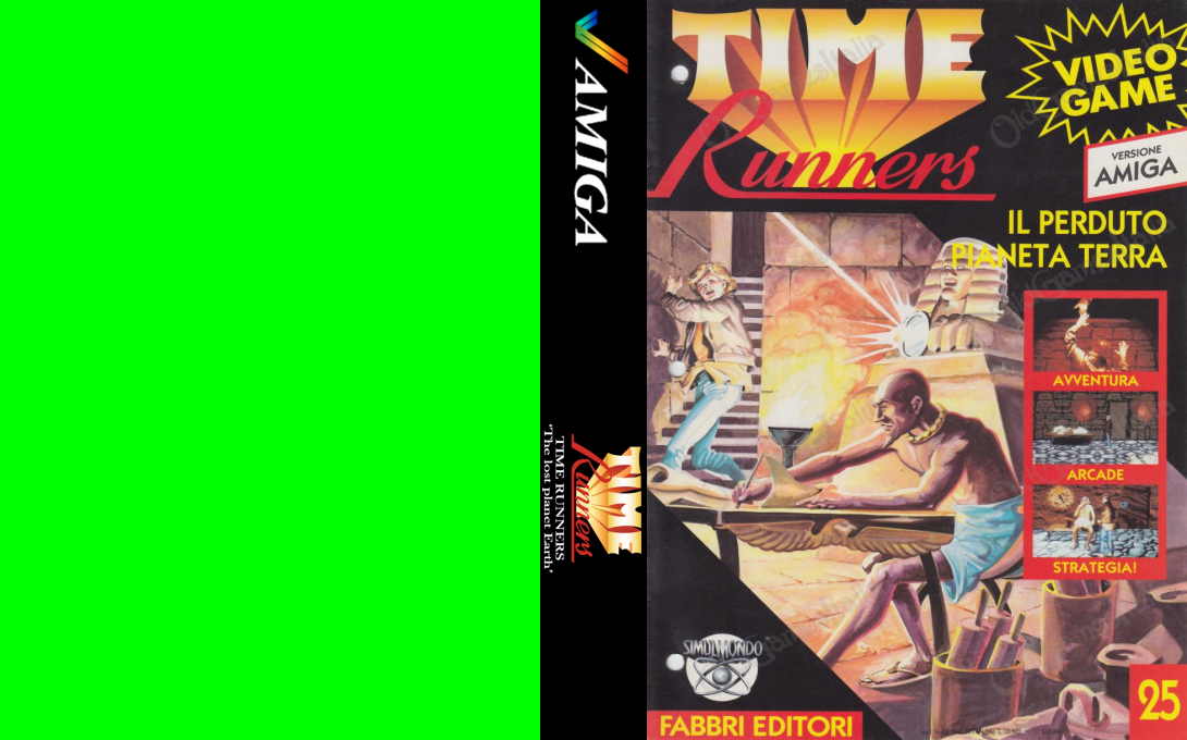 Time Runners 25 - The Lost Planet Earth — box-texture (IT)