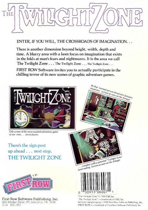 Twilight Zone, The — box-2D-back (US)