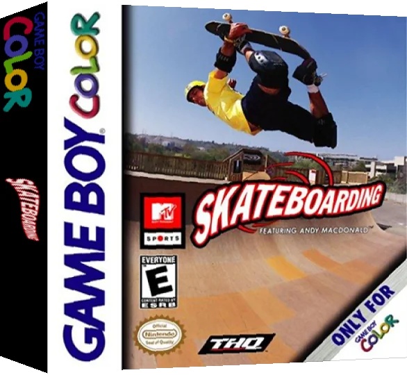 MTV Sports - Skateboarding Featuring Andy MacDonald — box-3D (US)