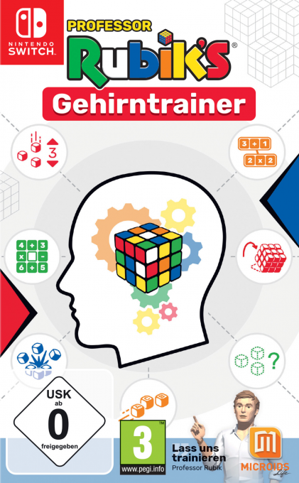 Professor Rubik's Brain Fitness — box-2D (DE)