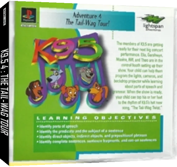 ZZZ(notgame):Lightspan - K9.5 4 - The Tail-wag Tour — box-3D (US)