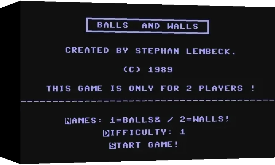 Balls and Walls — box-3D (WOR)