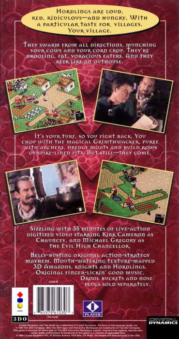 Horde, The — box-2D-back (US)