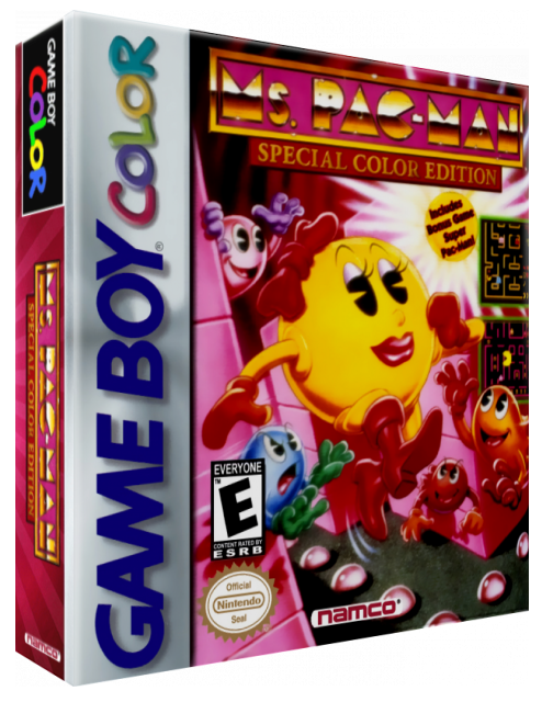 Ms. Pac-man - Special Color Edition — box-3D (US)