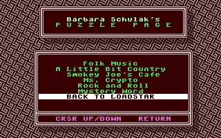 The Puzzle Page #154 — ss (WOR)
