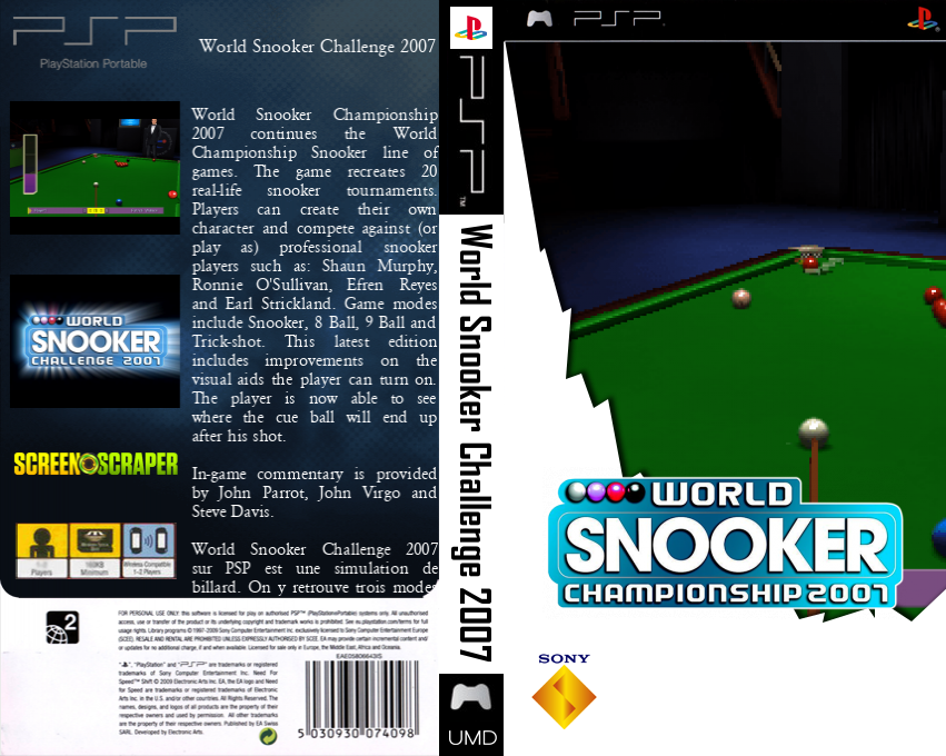 World Snooker Challenge 2007 — box-texture (SS)