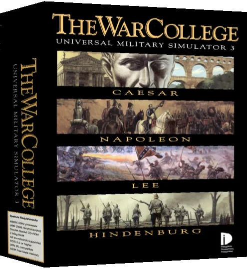 War College, The - Universal Military Simulator 3 — box-3D (EU)