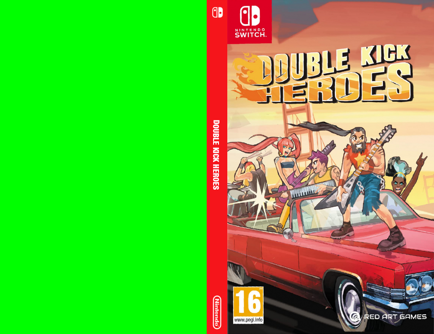 Double Kick Heroes — box-texture (EU)