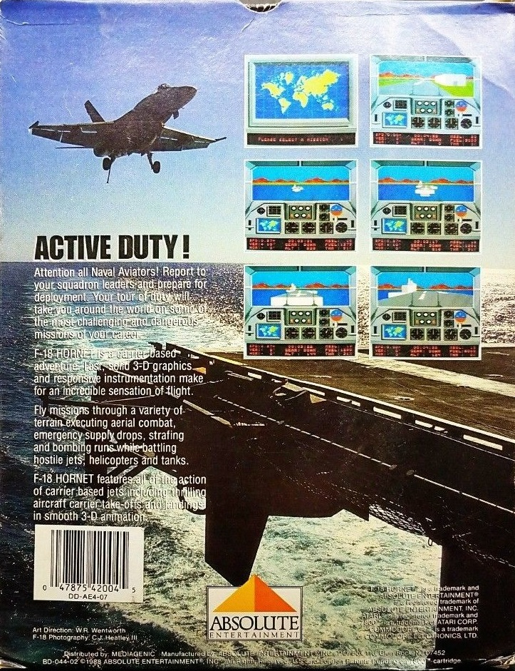 F-18 Hornet — box-2D-back (WOR)