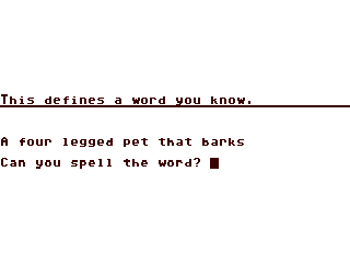The 64 Speller — ss (WOR)