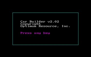 Car Builder — sstitle (WOR)